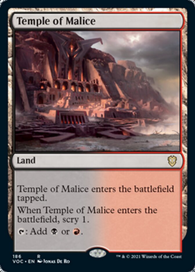 Temple of Malice [Innistrad: Crimson Vow Commander] | RetroPlay Games