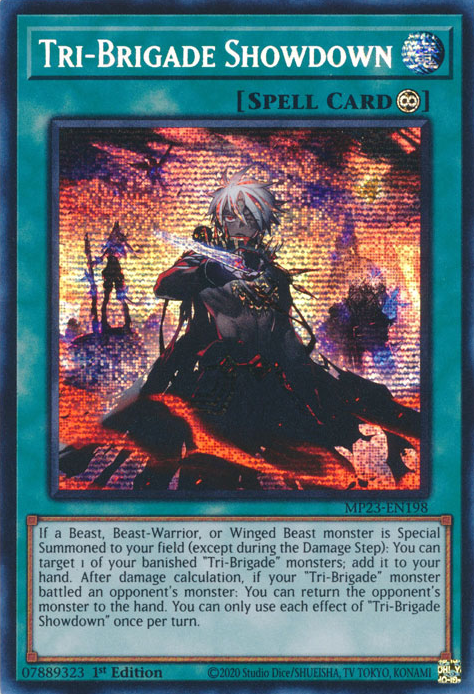 Tri-Brigade Showdown [MP23-EN198] Prismatic Secret Rare | RetroPlay Games