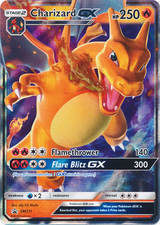 Charizard GX (SM211) (Jumbo Card) [Sun & Moon: Black Star Promos] | RetroPlay Games