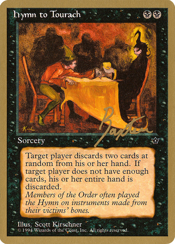 Hymn to Tourach (Table) (George Baxter) [Pro Tour Collector Set] | RetroPlay Games