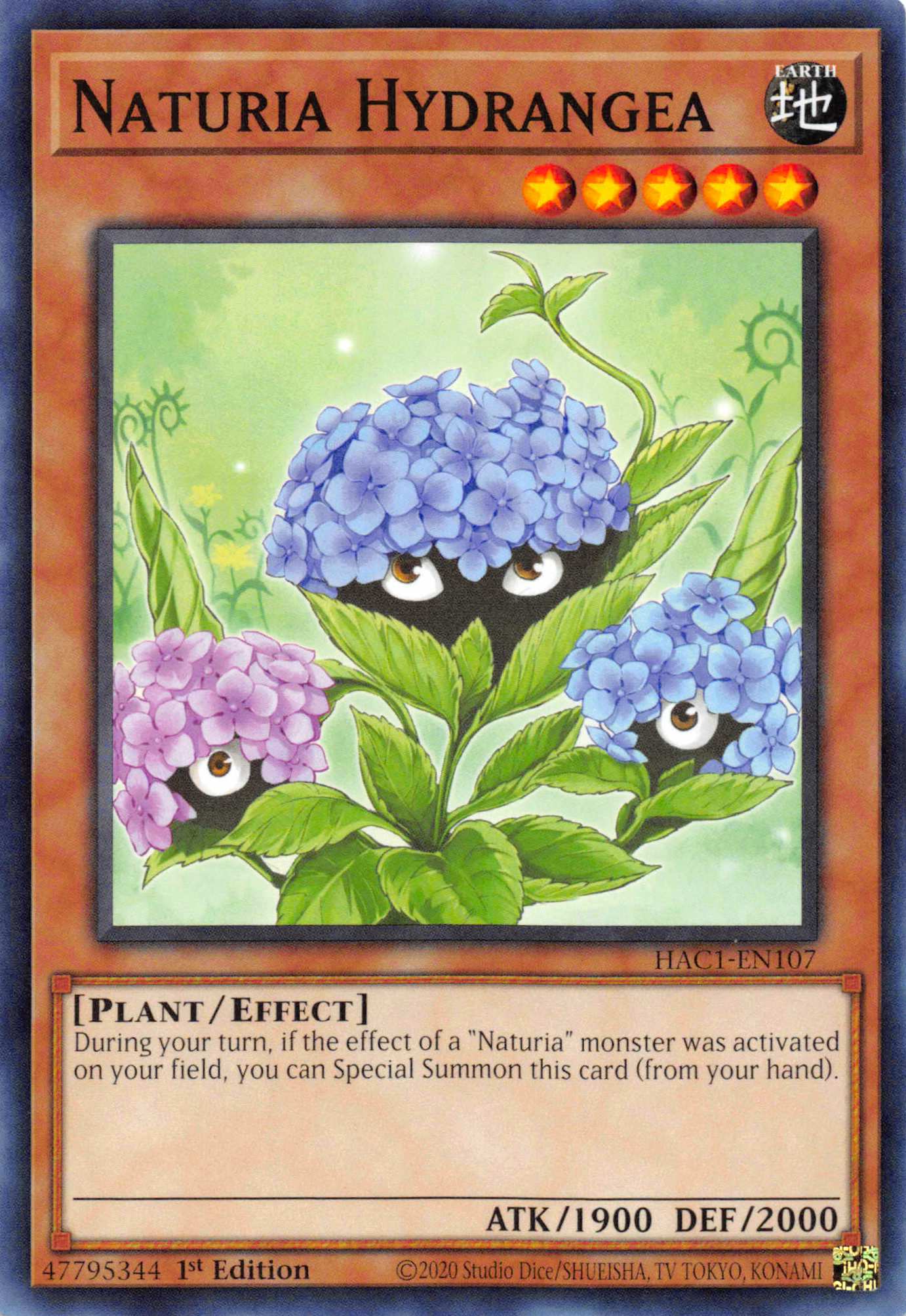 Naturia Hydrangea [HAC1-EN107] Common | RetroPlay Games