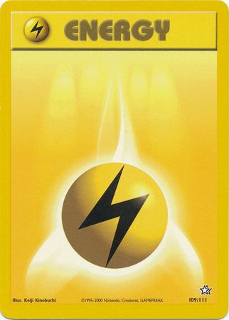 Lightning Energy (109/111) [Neo Genesis Unlimited] | RetroPlay Games