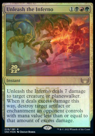 Unleash the Inferno [Streets of New Capenna Prerelease Promos] | RetroPlay Games