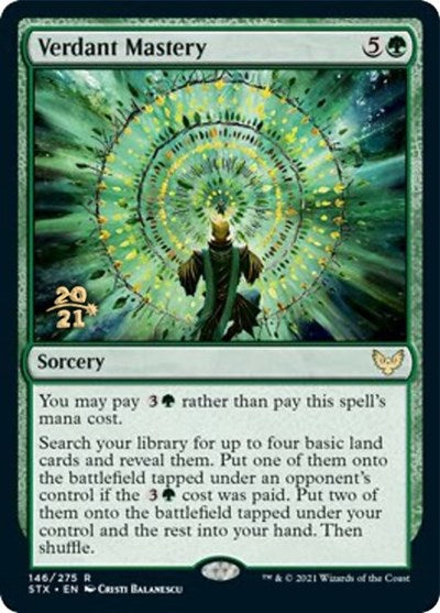 Verdant Mastery [Strixhaven: School of Mages Prerelease Promos] | RetroPlay Games