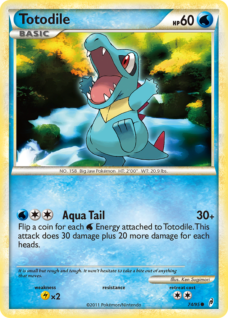 Totodile (74/95) [HeartGold & SoulSilver: Call of Legends] | RetroPlay Games