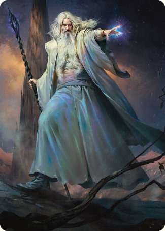 Saruman of Many Colors Art Card [The Lord of the Rings: Tales of Middle-earth Art Series] | RetroPlay Games