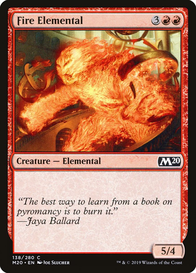 Fire Elemental [Core Set 2020] | RetroPlay Games