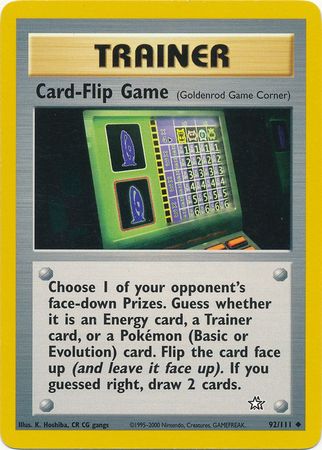 Card-Flip Game (92/111) [Neo Genesis Unlimited] | RetroPlay Games