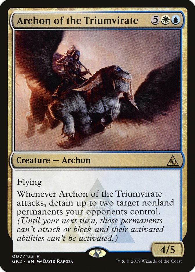 Archon of the Triumvirate [Ravnica Allegiance Guild Kit] | RetroPlay Games