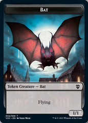 Blood // Bat Double-sided Token [Innistrad: Crimson Vow Commander Tokens] | RetroPlay Games