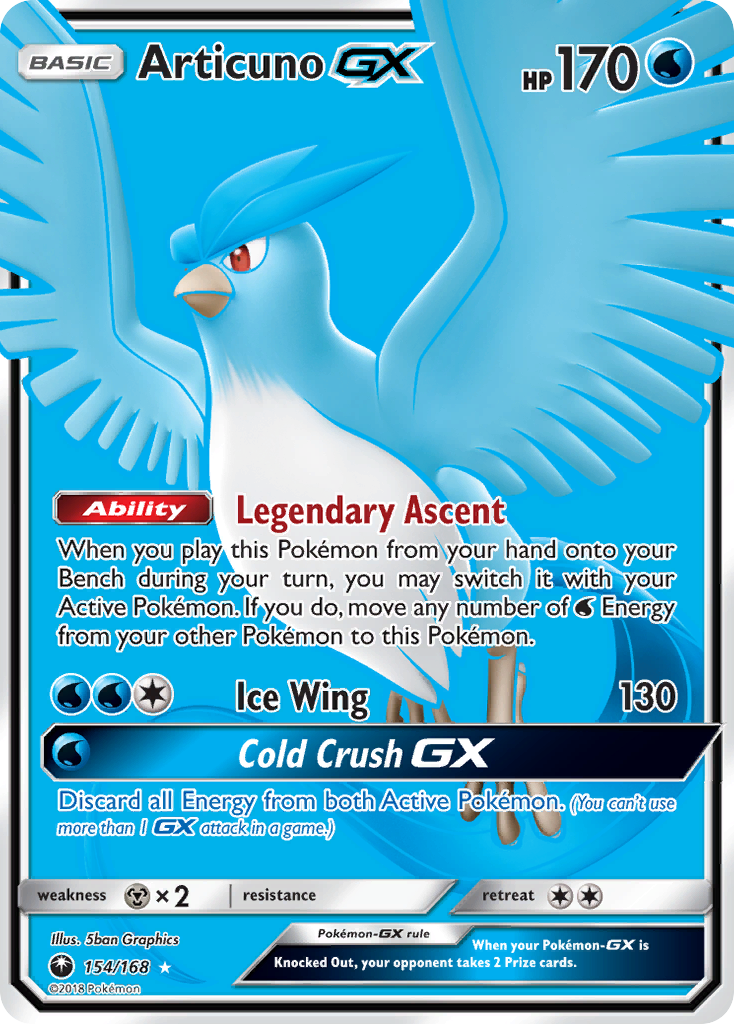 Articuno GX (154/168) [Sun & Moon: Celestial Storm] | RetroPlay Games