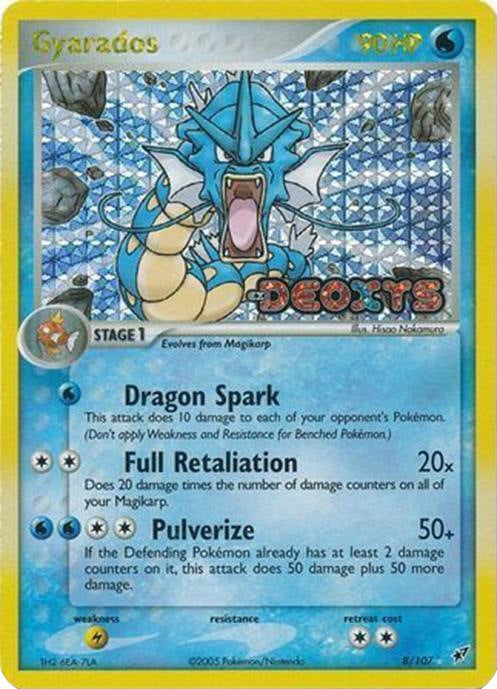 Gyarados (8/107) (Stamped) [EX: Deoxys] | RetroPlay Games