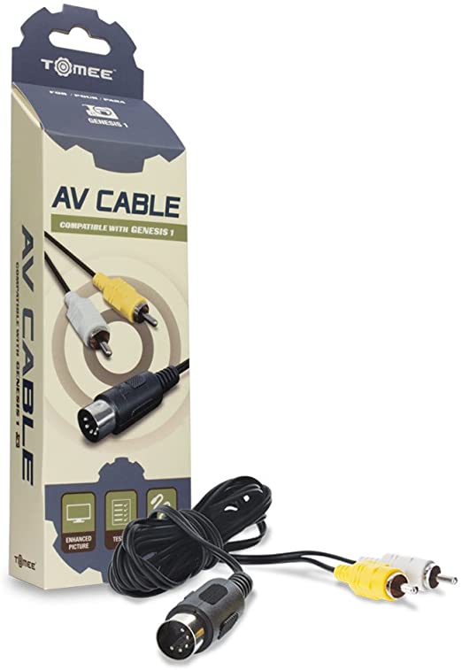Tomee Sega Genesis Model 1 A/V Cable | RetroPlay Games