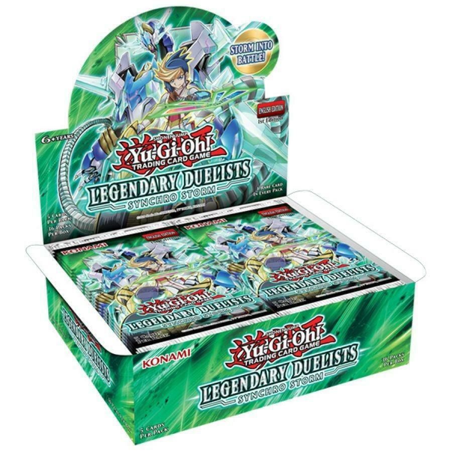 Yu-Gi-Oh! - Legendary Duelists Synchro Storm Booster Box - 1st Edition | RetroPlay Games